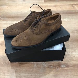 Kenneth Cole CAP TOE SUEDE OXFORD